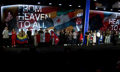 Pessoas em uma reunião de liderança